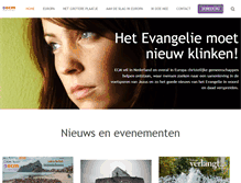 Tablet Screenshot of ecmnederland.nl